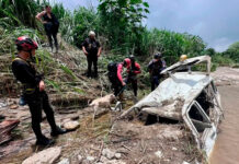 Continúa la búsqueda de dos personas desaparecidas tras crecida del río Aragua