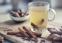 Infusión de jengibre con canela mejora el sistema digestivo y el metabolismo