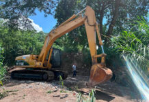 Inicia rectificación de la Quebrada de Maleteros en Ribas