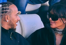 Kim Kardashian y Lewis Hamilton presumen de su amor