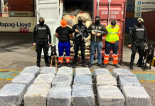 La Policía de Ecuador halla 48 kilos de cocaína ocultos en un contenedor que iba a Polonia