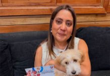 Mariela Celis le da la bienvenida a un nuevo integrante de su familia