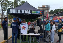 Más de 200 infractores diarios pasan por Aula Vial en la Av. Bolívar de Maracay