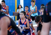 Más de 55 niños participaron en clínica deportiva de baloncesto en Libertador