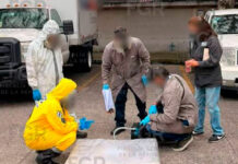 México investiga 12 cajas con casi media tonelada de mercurio tras derrame en paquetería