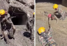 Nepal rescata de un túnel hidroeléctrico a varios supervivientes de la riada