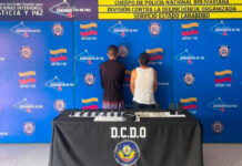 PNB capturó a dos hombres con presunta marihuana, crack y cocaína en Tocuyito
