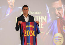 Rodri, tras firmar hasta 2030: «El Barça era mi primera opción»