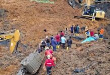 Suben a 13 los muertos por deslizamiento en mina artesanal de oro en Colombia