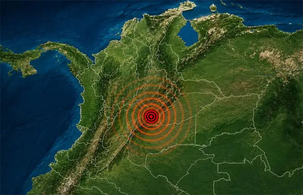 Un temblor de magnitud 6,7 sacude la mayor parte de Colombia