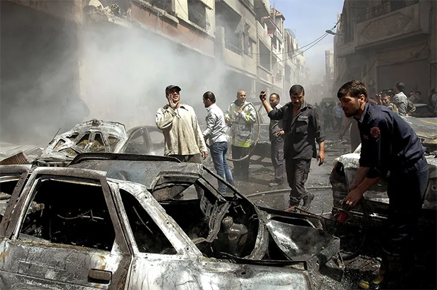Al menos cinco muertos tras la explosión de un coche cargado de municiones en Siria