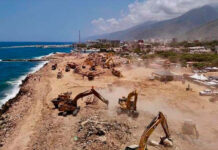 Centro de Caraballeda procesa 600 toneladas de escombros por hora en La Guaira