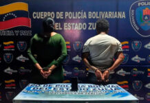 Detienen a una pareja por extorsión con videos íntimos en Machiques