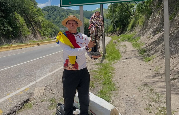 «El Peregrino de Los Andes» culmina caminata de 600 km por la fe en José Gregorio Hernández