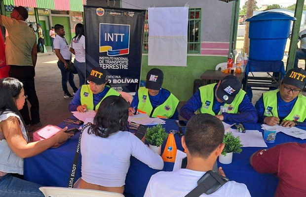 INTT desplegará operativos móviles de trámites vehiculares en cinco estados