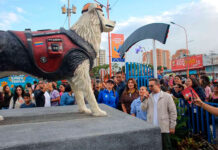 Inauguran en Valencia parque para mascotas en honor a perros rescatistas